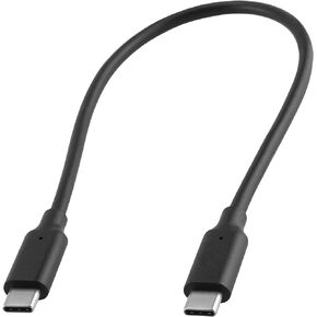 Audio Adapter Cable SC16 SC22 USB C to USB C for Rode Wireless GO II, ME, Pro, GO 2 Aux Cord Compatible with iPhone 16 15, McBook, PC, Laptop, Samsung Phones with USB-C Port 300mm - Black
