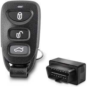 OSLOKA-360T Key Fob Replacement Kit for 2006 Hyundai Sonata 2007 2008 2009 2010 2011 2012 2013 2014 Elantra 2007-2016 Keyless Entry Remote 4 Buttons