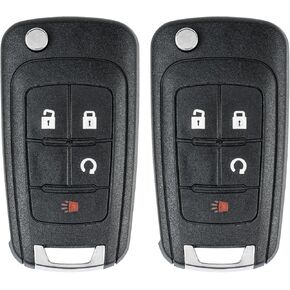 Key Fob Replacement for 2010-2016 Chevy Equinox & GMC Terrain/ 12-16 Sonic/ 15-16 lmpala Car Keyless Entry Remote Control, OHT01060512, 4 Buttons