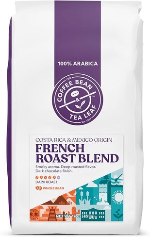 The Coffee Bean & Tea Leaf, Ethiopia Yirgacheffe Single Origin, Light Roast Whole Bean Coffee Beans - 1lb bag (16oz) in Saudi Arabia