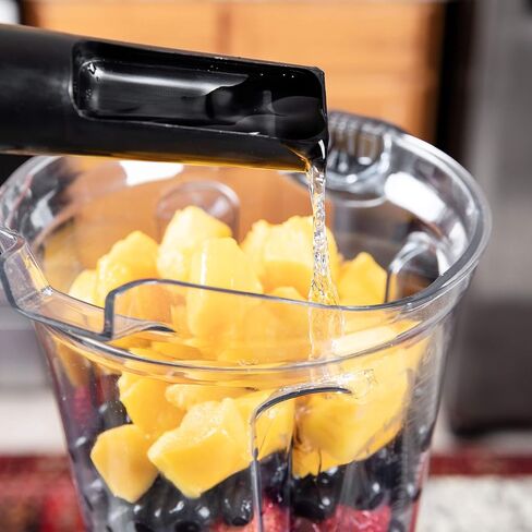 استبدال Mini Short Thripper Vitamix - يناسب 48 32 أوقية - يناسب 64 أوقية حاويات فيتامكس منخفضة - مواد خالية من BPA - مع ملعقة مخصصة - الخدمة الثقيلة - تمت ترقيتها in Saudi Arabia