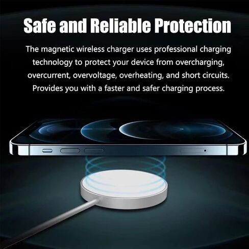 15W Charging Pad for 13, 13 Pro, 13 Pro, 13 Mini, 12, 12 Pro, 12 Pro, 12 Mini, for iOS Earbuds Pro, Charging Station Charging Mat(White) in Saudi Arabia