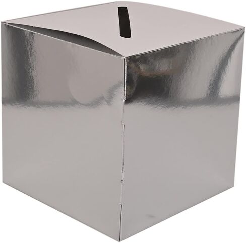 Beistle White Card Box Holder for Weddings, Baby Shower, Birthday and Graduation Celebrations 12" x 12" in Kuwait