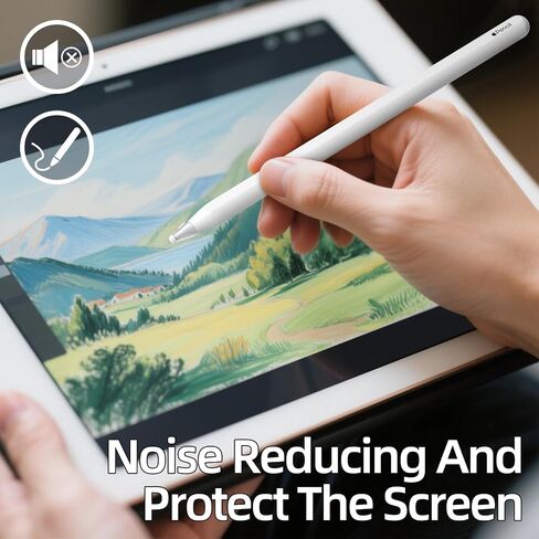 AZF Pack of 10 for Apple Pencil Tips Case, Silicone Fiber Nib Cover for Apple Pencil 2nd Generation and 1st Gen and Apple Pencil Pro/USB-C,Writing Anti-Slip Protective Case (Transparent) in Kuwait
