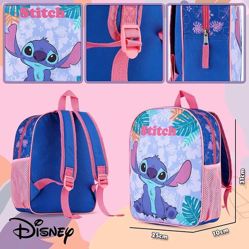 Disney Stitch Backpacks for Girls Elsa Minnie Mouse Backpack (Blue Stitch) in Saudi Arabia