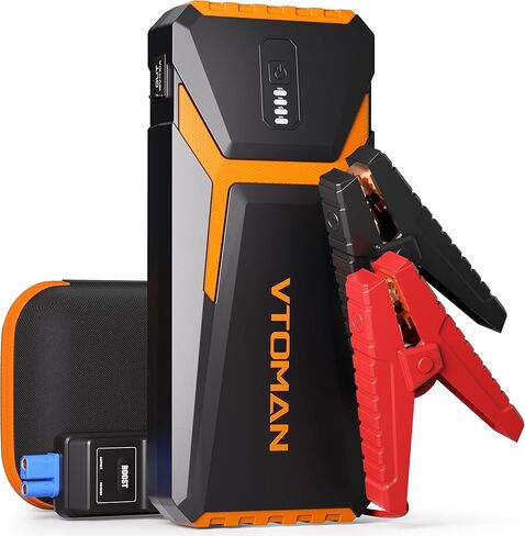 VTOMAN X3 Jump Starter with Air Compressor, 3000A Car Jump Starter Battery Pack with 150PSI Tire Inflator,12V Battery Jumper Starter Portable Jump Box(8.5L Gas/6L Diesel)with Large LCD Display, Lights in Saudi Arabia