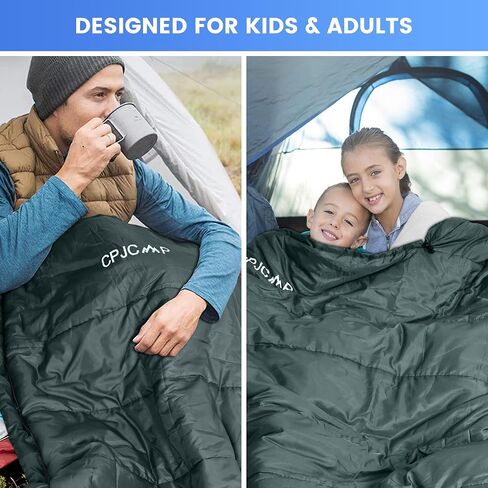 0 Degree Sleeping Bag for Cold Weather,100% Cotton Flannel XXL for Adults Big and Tall Cold Weather Winter Zero Degree Camping,Free Compression Sack in Saudi Arabia