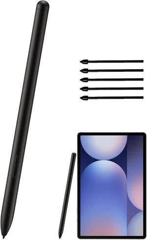 Galaxy Tab S10 FE/ S10 FE+ S Pen for Samsung Galaxy Tab S10 FE/ S10 FE+ Stylus Pen Replacement + Free Tips Galaxy Tab S10 Fe Pen for Samsung Galaxy Tab S10 FE/ S10 FE+/ S10 FE Plus Stylus S Pen(Black) in Saudi Arabia