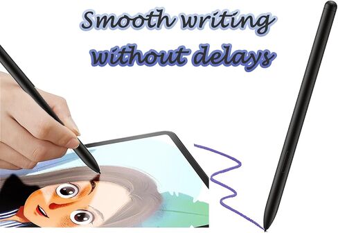 Galaxy Tab S10 FE/ S10 FE+ S Pen for Samsung Galaxy Tab S10 FE/ S10 FE+ Stylus Pen Replacement + Free Tips Galaxy Tab S10 Fe Pen for Samsung Galaxy Tab S10 FE/ S10 FE+/ S10 FE Plus Stylus S Pen(Black) in Saudi Arabia