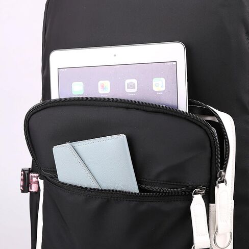 Roffatide anime Kuromi Backpack Printed Business Lugual Luptop Lupments Backpack Propack Travel Heaking Daypacks Rucksack 17 Int in Kuwait