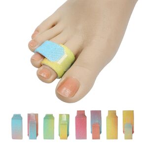 Hammer Toe Wraps for Broken Toes, Splint & Corrector for Men & Women, Adjustable Straightener, Big & Small Support, Relief for Curled Toes, Bunion & Broken Toe Treatment