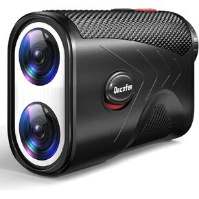 Range Finder Golf Rangefinder with Slope - 1200 Yards Laser Range Finder with Flag Lock, Vibration, 7X Magnification, Rechargeable with Magnetic Mount – Ideal Golf Accessories for Golfers & Hunting
