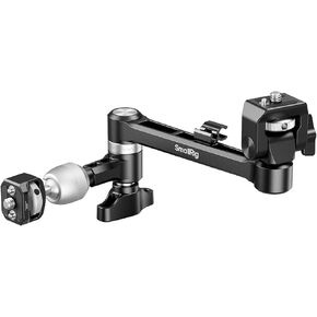 SMALLRIG Magic Arm with 360° Ball Head & Damping Arm, Monitor Mounts Designed for Shoulder or Tripod Shooting, Built-in Cable Organizer, 2.0kg (4.4lb) Load, 145mm (5.7") Length 5141