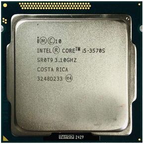 Intel Core I5-3570S I5 3570S 3.1 GHz Quad-Core CPU Processor 6M 65W LGA 1155 (Renewed)