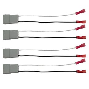 4PCS Car Front and Rear Door Stereo Radio Speaker Wiring Harness Adapter Connector Plug Compatiable with Honda Accord Civic CRV Acura CL TL RL Integra Replace #72-7800