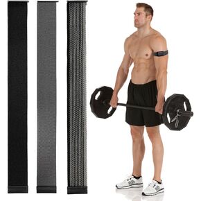 3Packs Bicep/Ankle Band Compatible with Whoop 4.0, 40cm Adjustable Nylon Strap, Breathable Design for Gym/Running/HIIT, Washable & Durable (No U-Shape Frame)