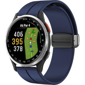 Compatible with Garmin Approach S44 Band, 20mm Quick Release Soft Silicone Sport Wristband Replacement Straps Compatible for Garmin Approach S50, S44, S42, S40 Smartwatch