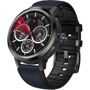 4G Smart Watch SL8541E Quad Core 2GB+16GB Rotating Camera Men Watch 1.75" AMOLED Large Screen Android 8.1 Smartwatch 1520mAh WiFi Bluetooth GPS Fitness Tracker Sport Watch (Black) in Kuwait