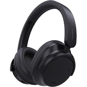 سماعات الرأس Hybrid Active Novening Congle: Bluetooth اللاسلكية 5.4 سماعات الأذن مع MIC ، وقت تشغيل 80 ساعة ، سماعة رأس قابلة للطي مع صوت Hi-Fi ، قسم أذن مريح للسفر في المكتب المنزلي