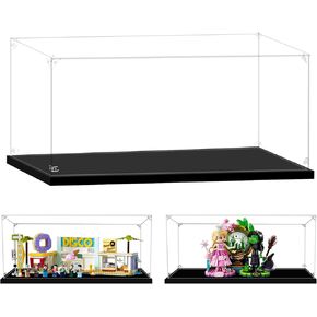حافظة عرض أكريليك لـ Lego 21334 Jazz Quartet، مقاس 18.5 × 7.48 × 9.44 بوصة (47 × 19 × 24 سم)، احمِ مقتنياتك من الغبار من خلال واجهة عرض شفافة