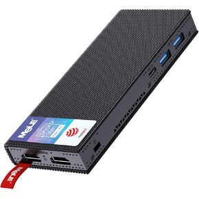MeLE PCG02 Pro Fanless Mini PC Stick Alder Lake N100(up to 3.4GHz) Micro PC 8GB 128GB Mini Computers Small Desktop with 2.4G/5G WiFi, Bluetooth, Dual HDMI 4K Display, VESA for Home/Office