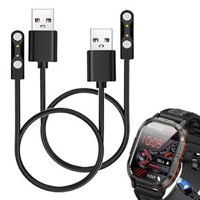 Smart Watch Cables Compatible with P110 Onaneag 2.06" Smart Watch, 2-Pack