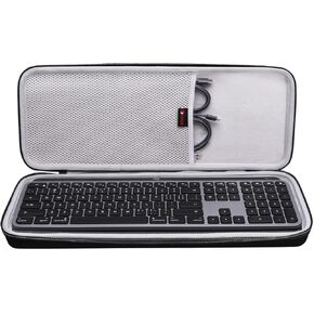 XANAD Hard Case for Logitech MX Keys/MX Keys Advanced MIC Wireless Illuminated Keyboard(Blue)-Inside: 17.2"x6.2"x1.2"