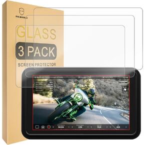 Mr.Shield Screen Protector compatible with Atomos Shinobi II [Tempered Glass] [3-PACK] [Japan Glass with 9H Hardness]