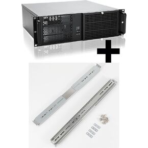RackChoice 3U Micro ATX/Mini ITX Chassis 3x5.25 Chassis with 20" Sliding Rail