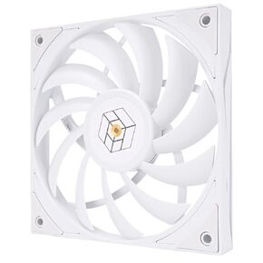 Thermalright TL-H12015W CPU Fan,Computer Case Cooler Quiet 4PIN PWM, 1900RPM High Speed,15mm Slimline Cooler for CPU Cooling and Chassis,White,120mm PC Cooling Fan(TL-H12015W)