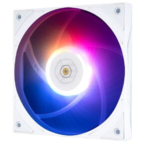 Thermalright TL-H12015W-S PWM Fan-1900RPM Speed,Computer Cooling Low-Noise, 15mm Slim Cooling,PWM Controlled Cooler Fan,Single PC ARGB Fan for CPU Coolers and Chassis(White, ARGB)