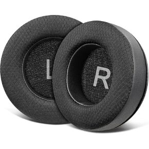 SOULWIT Earpads Replacement for AKG Pro Audio K52 K72 K92 M220 K240 K241 K242 K271 K272 K340 K550 K551 K553 S MKII MK2, Ear Pads Cushions with Noise Isolation Foam - K550 MF Black