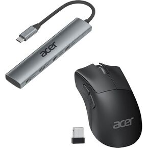 Acer 10Gbps USB C Hub bunlde with 1200 DPI Wireless Mouse