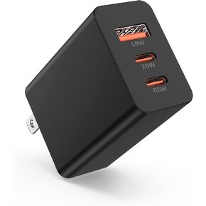 USB C Wall Charger,3-Port 100w GaN Fast Charging Station Compact Wall Charger for MacBook, XPS, Galaxy S24, iPhone 16/15 and More Series