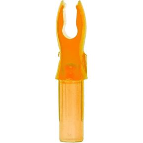 Bohning A Nock, for .204 Shafts (Small, X-Nocks, 5mm) 12 Pack, Tangerine