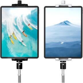 KDD iPad and Phone Tripod Mount Adapter with Ball Head (5.3-10.6")