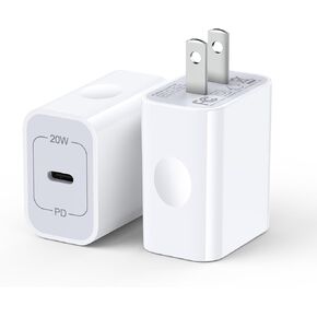 USB C Fast Charger Block Fast Charging Block 2Pack 20W Compatible for Samsung Galaxy A36 A56 A16 5G A26 A35 A15 S25 Ultra S25+ A25 S24 FE,Android Phone Dual USBC Charger Plug Double Wall Power Adapter