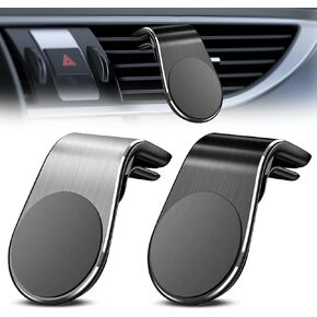Mobile Phone Navigation Magnetic Bracket, Navigation Bracket, Car Mount Air Vent Phones Mount, L Type 360° Rotatable Car Phone Mount Magnet Universal Car Cellphone Holder（2pcs）