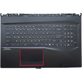 بديل جديد لـ MSI Ge75 Raider 8RE 9SE 10SF MS-17E2 MS-17E9 CASTOP CASE أعلى RGB لوحة مفاتيح Backlit No Touchpad Part S1N3EUS2B2SA
