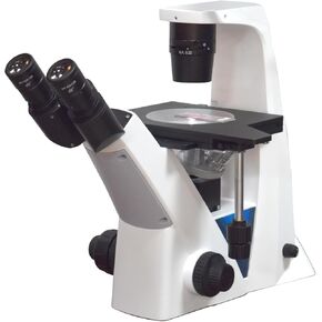 Radical Inverted Biology Phase Contrast Live Cell Microscope Infinity Optical System for Petridish, Culture Counting Chamber w Camera Port, Long Working Distance Objectives & Condenser LED Light
