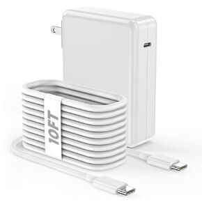 10FT 140W/118W/96W Mac Book Pro Fast Charger,Long 10Foot USB C Charger Cable Quick Apple Laptop Adapter Fast Charging for Macbook Pro 16,15,14,13inch 2024,2023,2022,2021,2020,2019,M1 M2 M3 MacBook Air