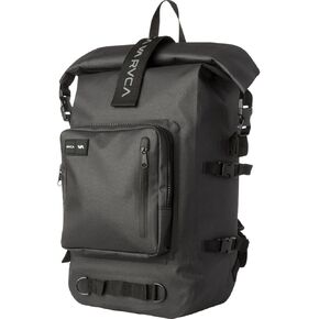 RVCA Men's Weld Pack Pack Water طارد 32L لفة الظهر ، أسود ، مقاس واحد