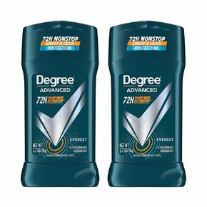Degree Men Advanced Protection Antiperspirant Deodorant Cool Rush, Pack of 12, 72-Hour Sweat and Odor Protection Antiperspirant For Men With MotionSense Technology 2.7 oz