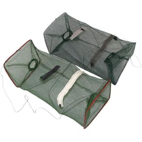 2 Pcs Collapsible Fishing Bait Trap Nets