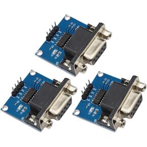 3pcs RS232 إلى TTL الأنثى المنفذ التسلسلي إلى TTL Converter Module Connector Chip Max3232 3.3V-5.5V لـ Arduino Raspberry PI و Microcontrollers