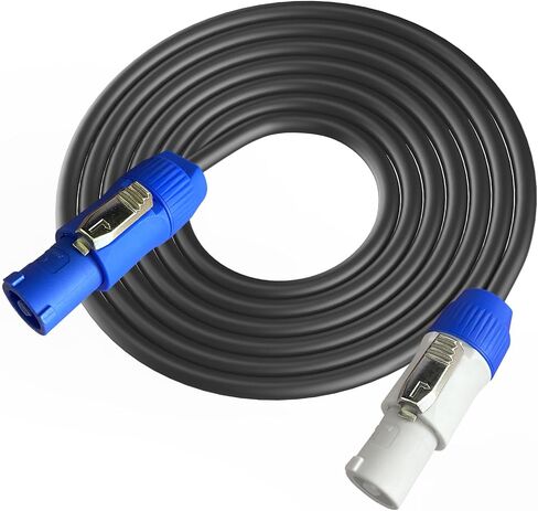 كابل طاقة PowerCon مدخل AC PowerCon إلى مخرج PowerCon 12AWG 3 Pin كابل تمديد الطاقة لشعاع شاشة LED يتحرك ضوء الرأس، طاقة ضوء المسرح، معدات الصوت والفيديو والمزيد - 3FT in Kuwait