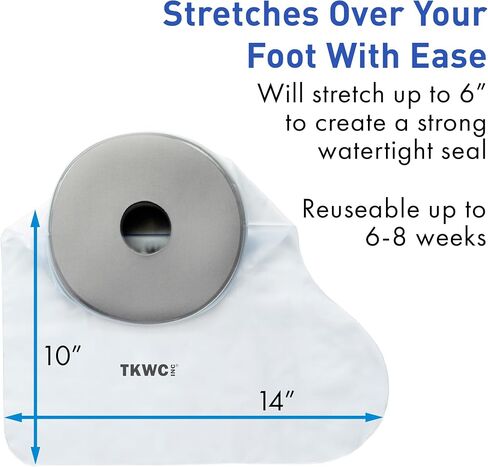 TKWC INC Foot & Ankle - Water Proof Foot Cast Cover for Shower 5737 - Watertight Foot Protector in Kuwait