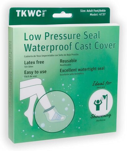 TKWC INC Foot & Ankle - Water Proof Foot Cast Cover for Shower 5737 - Watertight Foot Protector in Kuwait