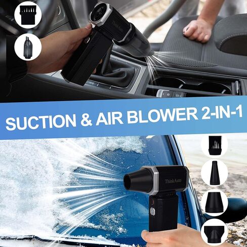 Duster Air Air مضغوط ، مروحة توربو قوية للغاية 180،000 دورة في الدقيقة ، منفاخ قابلة للتعديل للسرعة والسرعة ، للسيارات ولوحة المفاتيح والمنزل وإزالة الغبار في الهواء الطلق in Saudi Arabia