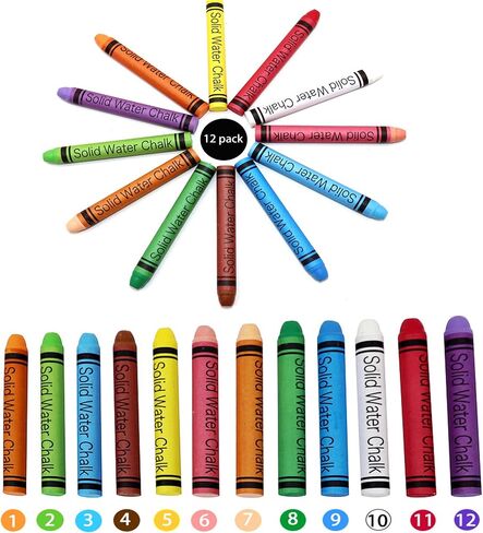 VOVCIG Upgrade Water-soluble Dustless Chalk,Non-toxic Dust-free Chalk,Color Dust-free Chalk That Can Be Cleaned with a Damp Cloth in Saudi Arabia